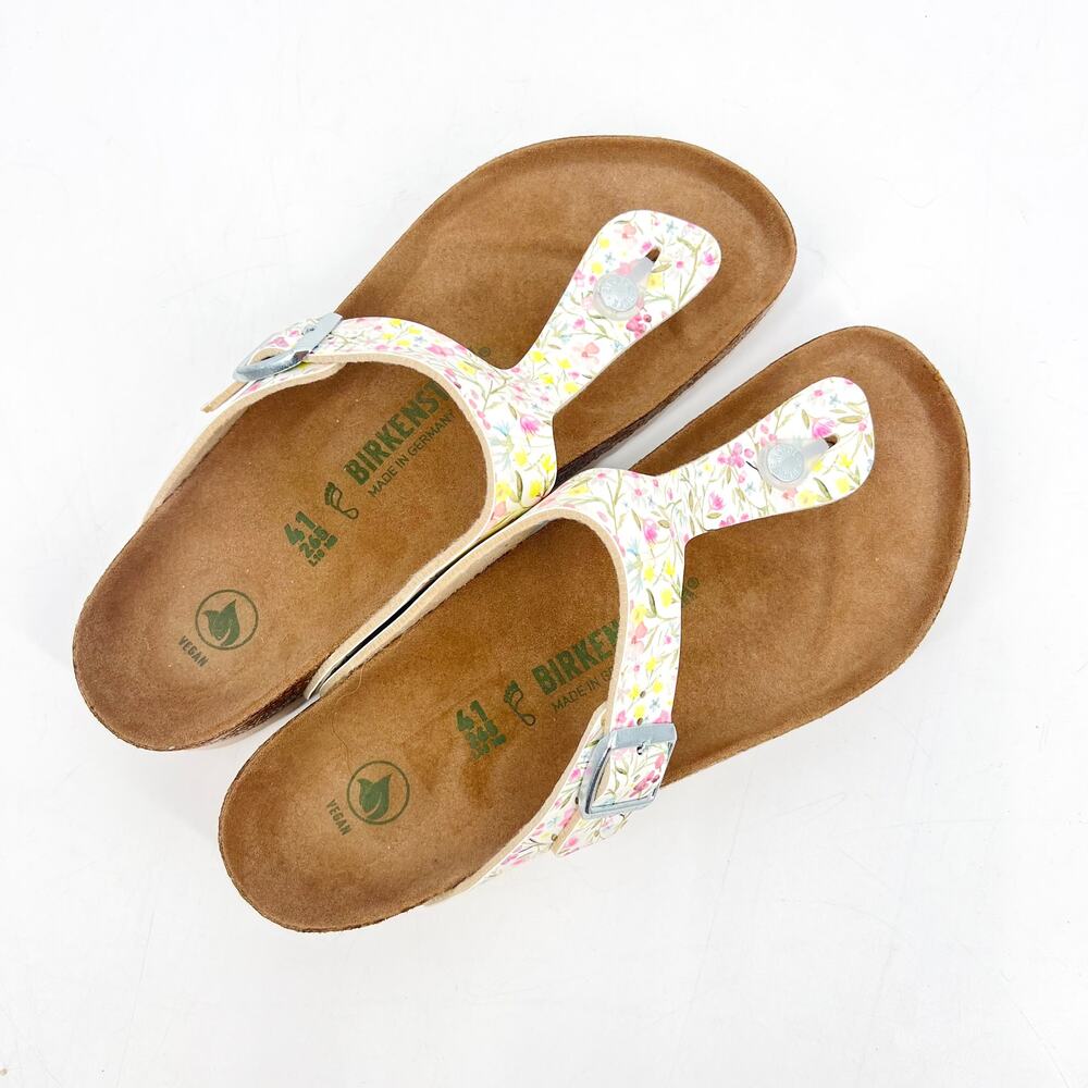 Birkenstock Gizeh Vegan Birko-Flor Watercolor Sandals Women's Size